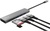Trust Halyx Fast USB-C Hub & Card reader Aluminium (24191)