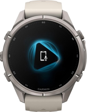 Garmin Fenix 9 Pro inReach 43mm Titanium with Fog Gray/Dark Sandstone Silicone Band (010-04335-80/81)