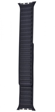 Apple Watch Leather Link 42 mm/44 mm (M/L) Black (high copy)