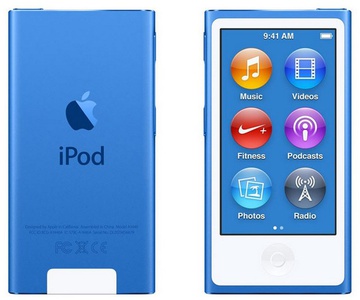 Apple iPod nano 7Gen 16GB Blue (MKN02)