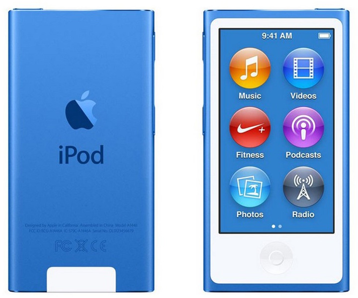 Buy New Multimedia portable player Apple iPod nano 7Gen 16GB Blue