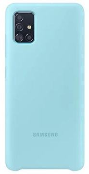 Samsung A515 Galaxy A51 Silicone Cover Blue (EF-PA515TLEG)