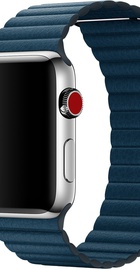 Apple Watch 42mm/44mm/45mm/46mm/49mm Cosmos Blue Leather Loop Large (MQV72)