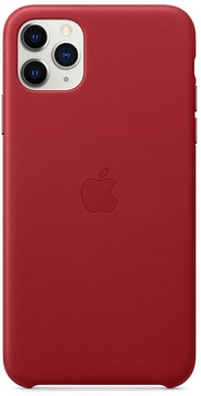 Apple iPhone 11 Pro Max Leather Case - PRODUCT RED (MX0F2)