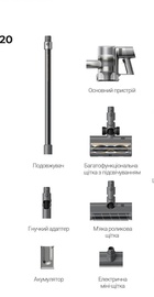 Dreame Cordless Vacuum Cleaner R20 (VTV97A)