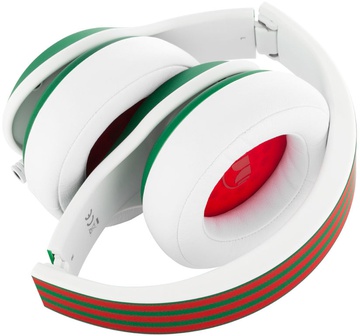 Monster Adidas Originals Limited Over-Ear Green and Red over White