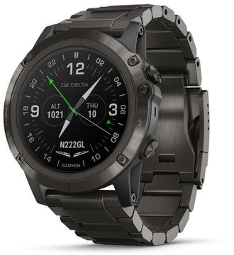 Garmin D2 Delta PX Aviator Watch With Carbon Gray Titanium Band 51mm (010-01989-31) (UA)