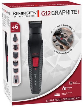 Remington PG2120 G10 Graphite 12-in-1 Multigrooming Kit (43324530100)