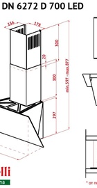 Perfelli DN 6272 D 700 BL LED