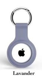Apple AirTag Silicone Key Ring Lavander