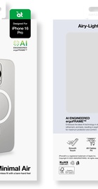 AmazingThing Minimal Air Case for 16 Pro Max with MagSafe Matte Clear