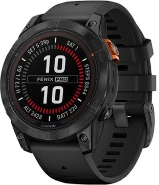 Garmin Fenix 7 Pro Solar Slate Gray w. Black Band (010-02777-00/01)