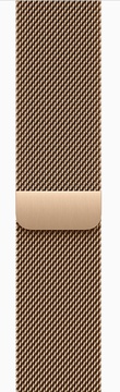 Apple Watch Series 10 GPS + Cellular 46mm Gold Titanium Case With Gold Milanese Loop - M/L (MX003)