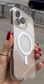 Space Clear Case with MagSafe for iPhone 16