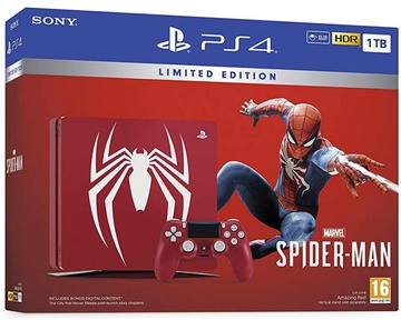 Sony Playstation 4 Slim (PS4 Slim) 1TB + Spider-Man