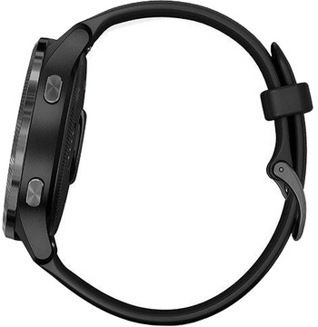 Garmin Venu Slate Stainless Steel Bezel w. Black and Silicone B. (010-02173-11)