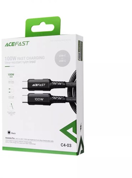 Acefast C4-03 USB-C to USB-C 100W (2m) Grey