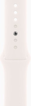 Apple Watch Series 10 GPS 46mm Rose Gold Aluminum Case With Light Blush Sport Band - S/M (MWWT3)