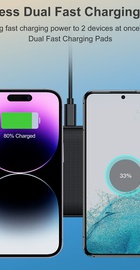 Choetech 5-Coil Dual Fast Wireless Charger