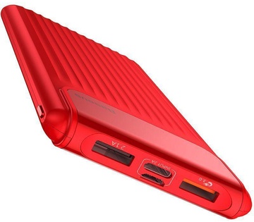Baseus Thin Quick Charge 3.0 10000mAh Red (PPYZ-C09)