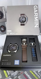 Garmin D2 Mach 2 47mm Titanium w. Oxford Brown Leather Band (010-02904-30/31)