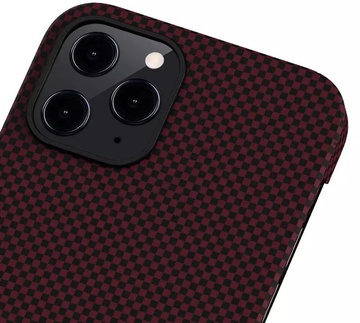 Pitaka MagEZ Case Plain for iPhone 12/12 Pro Black/Red (KI1204P)