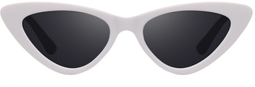 Winla Fashion Design Cat Eye Sunglasses Women White/Grey (model WL1127)