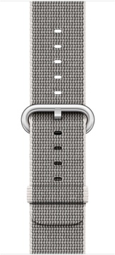 Apple Watch 42mm Series 2 Silver Aluminum Case with Pearl Woven Nylon (MNPK2)