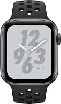 Apple Watch Nike+ Series 4 GPS + Cellular 44mm Space Gray Aluminum Case with Anthracite/Black Nike Sport Band (MTXE2, MTXM2)