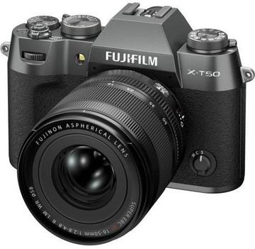 Fujifilm X-T50 kit 16-50mm f/2,8-4,8R LM WR Charcoal Silver (16828650)