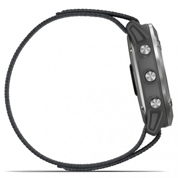 Garmin Enduro Steel with Gray UltraFit Nylon Strap (010-02408-00/10)