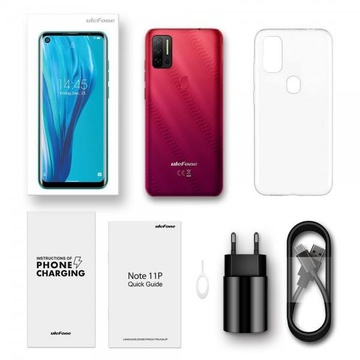Ulefone Note 11P 8/128GB Red (6937748734017)