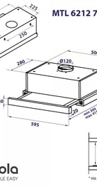 Minola MTL 6212 BL 700 LED