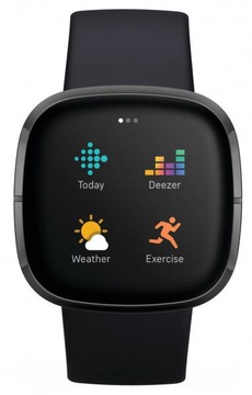 Fitbit Sense Carbon/Graphite Stainless Steel (FB512BKBK)