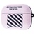 Simple Stickers Print Case for AirPods Pro Off White Pink