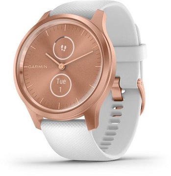 Garmin Vivomove Style Rose Gold Aluminum w. White Silicone B. (010-02240-00)