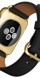 Apple Watch Edition 42mm 18 Karat Yellow Gold Case with Black Classic Buckle (MLFH2)