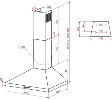 Perfelli K 6210 BL 700 LED