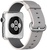 Apple Watch 38mm Stainless Steel Case with Pearl Woven Nylon (MMFH2)