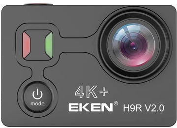 Eken H9R V2.0 4K с набором креплений и аквабоксом (Черный)