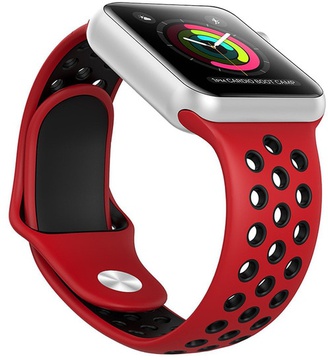 Apple Watch 38mm/40mm/41mm/42mm Sport Band Nike Red/Black (copy)