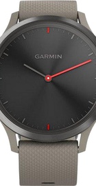 Garmin VIVOMOVE HR SPORT BLACK WITH SANDSTONE SILICONE BAND ONE SIZE (010-01850-03)