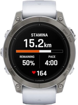 Garmin Epix Pro Gen 2 Sapphire 47mm Titanium w. Whitestone Band (010-02803-20/21)