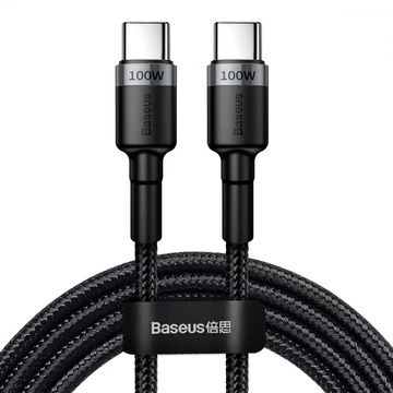 Baseus Cafule Type-C to Type-C PD 2.0 100W (2m) Black