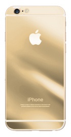 Simple Case Premium Mirror Tempered Glass Gold for iPhone 6