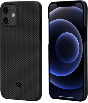 Pitaka MagEZ Case Plain for iPhone 12 Black/Grey (KI1202M)