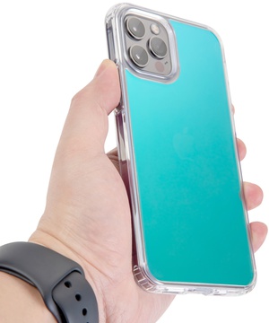 Blueo Gradient Colorful Drop Resistance Case for iPhone 12/12 Pro Green