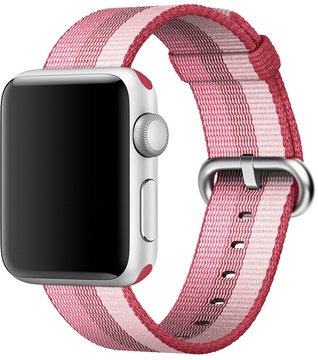 Apple Watch Woven Nylon Band 38mm/40mm/41mm/42mm Berry (MPVW2)
