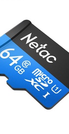 Netac 64 GB microSDXC Class 10 UHS-I + SD adapter NT02P500STN-064G-R
