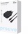 Proove Silicone Power 2 30W (Type-C + USB) + Cable Type-C to Type-C (1m) Black